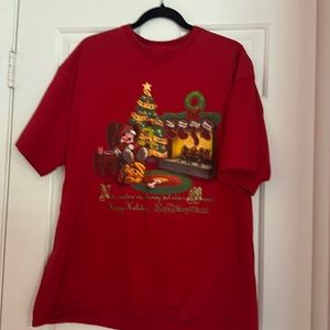 Vintage Christmas Mickey Mouse t shirt